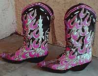 glitter cowboy boot